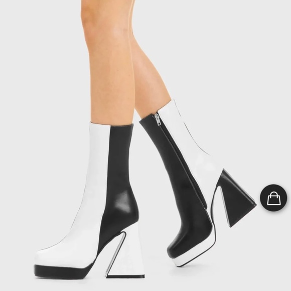 Lamoda Headturner Platform Boots - Picture 1 of 5